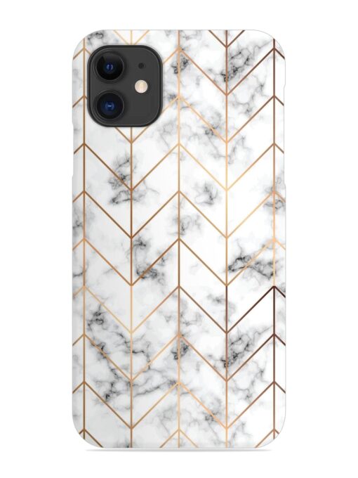 Vector Marble Texture Snap Case for Apple Iphone 11 Zapvi