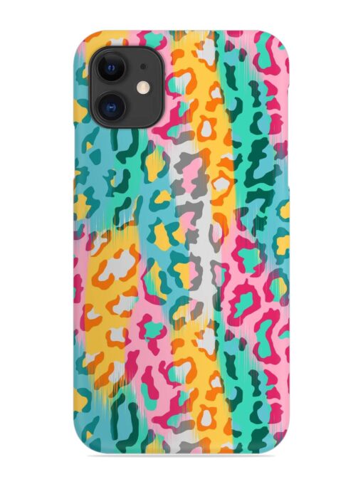 Seamless Vector Colorful Snap Case for Apple Iphone 11 Zapvi