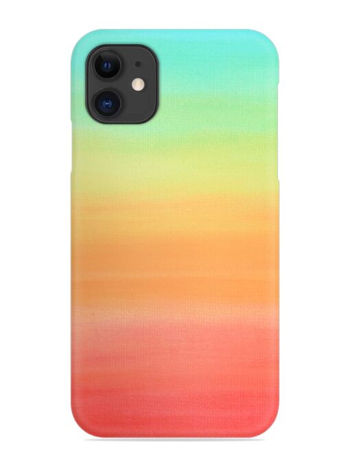 Background Sky Watercolor Snap Case for Apple Iphone 11 Zapvi