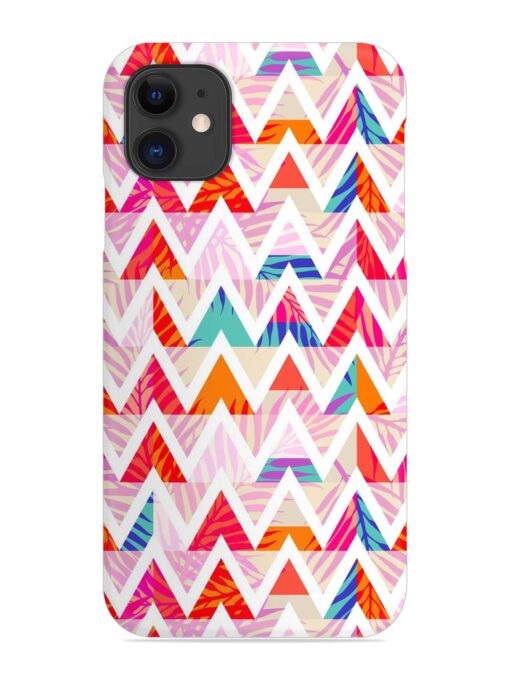 Abstract Triangle Background Snap Case for Apple Iphone 11 Zapvi