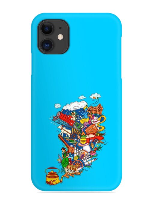 Vector Design Indian Snap Case for Apple Iphone 11 Zapvi