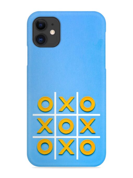 Yellow Plastic Crosses Snap Case for Apple Iphone 11 Zapvi