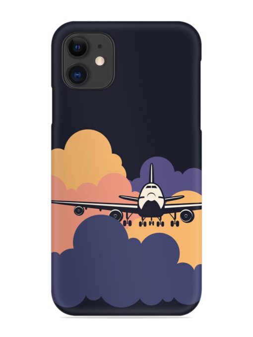 Aeroplane vector Snap Case for Apple Iphone 11 Zapvi