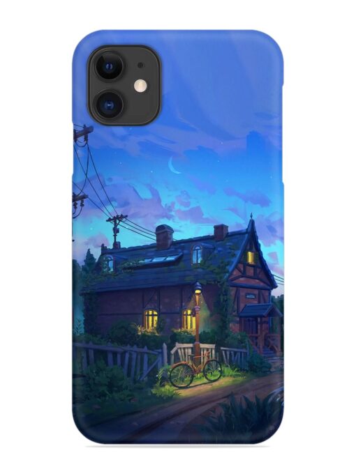 Beautiful Village House Snap Case for Apple Iphone 11 Zapvi