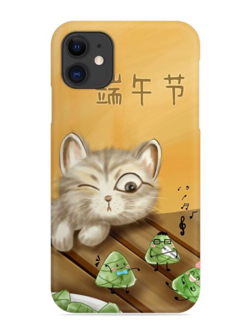 Cat Scorpion Dancing Snap Case for Apple Iphone 11 Zapvi