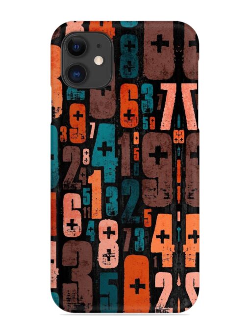 0 To 9 Art Snap Case for Apple Iphone 12 Zapvi