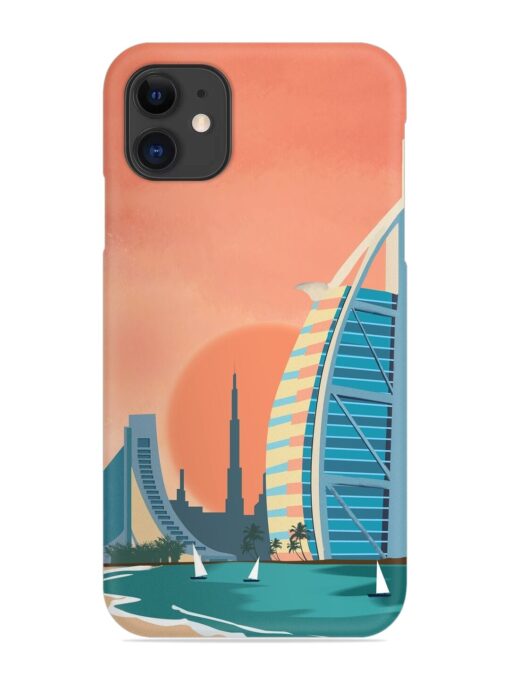 Dubai Architectural Scenery Snap Case for Apple Iphone 12 Zapvi