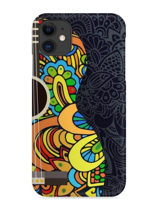 Guitar Vector Art Snap Case for Apple Iphone 12 Zapvi