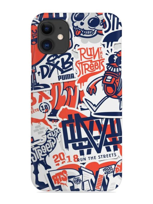 Run The Street Snap Case for Apple Iphone 12 Zapvi