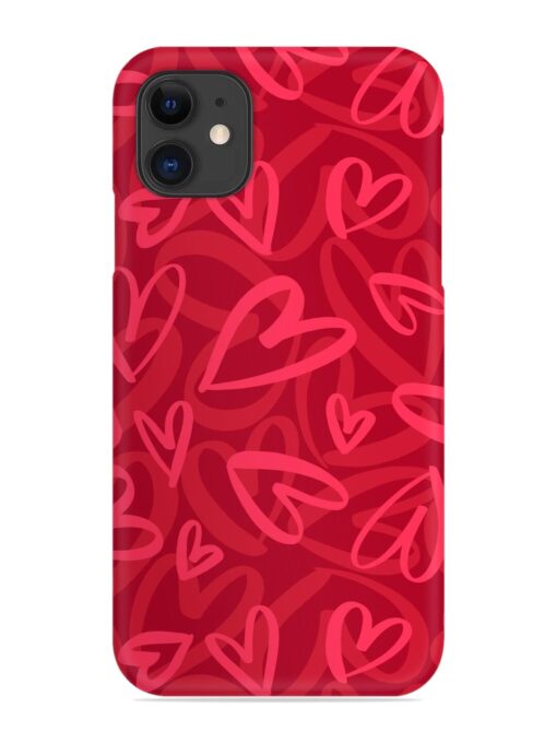 Seamless Romantic Pattern Snap Case for Apple Iphone 12 Zapvi