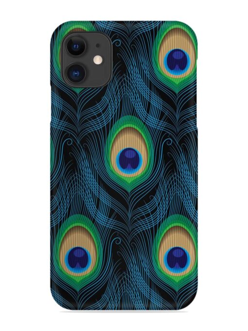 Seamless Pattern Peacock Snap Case for Apple Iphone 12 Zapvi