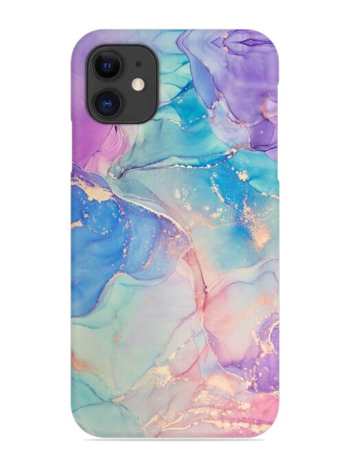 Alcohol Ink Colors Snap Case for Apple Iphone 12 Zapvi