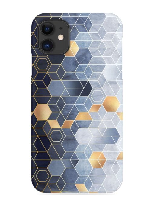 Geometric Abstraction Hexagons Snap Case for Apple Iphone 12 Zapvi