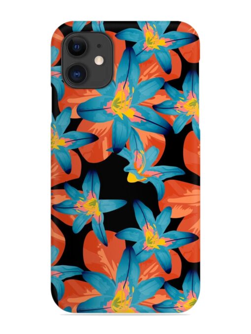 Philippine Flowers Seamless Snap Case for Apple Iphone 12 Zapvi