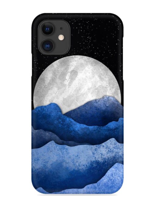 Full Moon Mountain Vector Snap Case for Apple Iphone 12 Zapvi