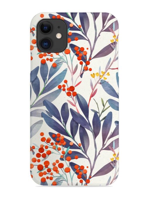 Seamless Floral Pattern Snap Case for Apple Iphone 12 Mini Zapvi