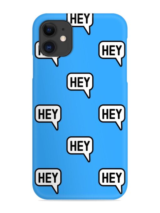 Hey Text Message Snap Case for Apple Iphone 12 Mini Zapvi