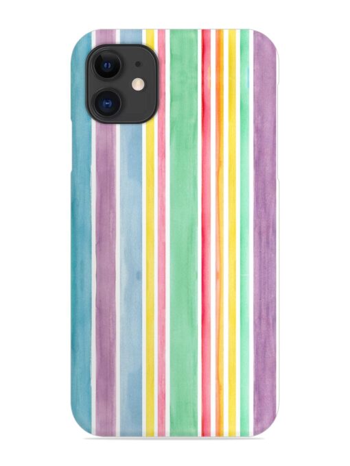 Hand Drawn Watercolor Snap Case for Apple Iphone 12 Mini Zapvi