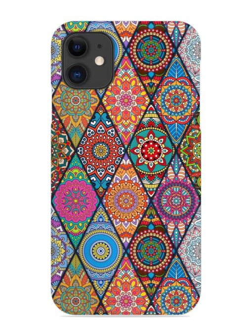 Seamless Tile Pattern Snap Case for Apple Iphone 12 Mini Zapvi