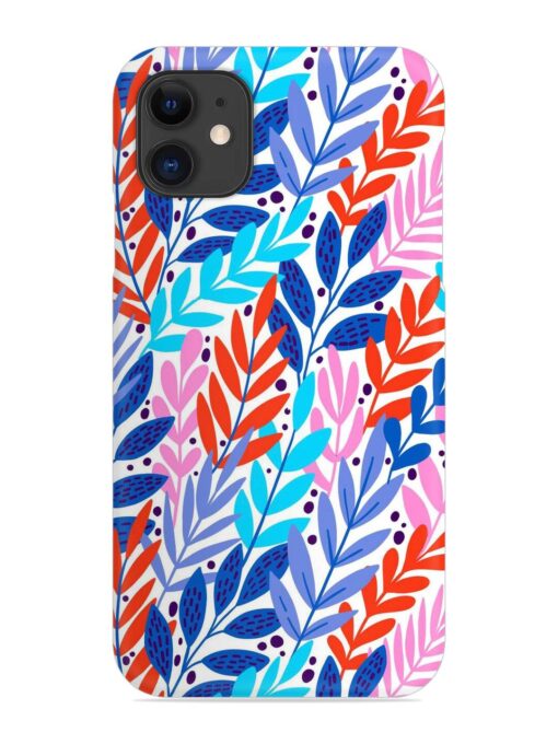 Bright Floral Tropical Snap Case for Apple Iphone 12 Mini Zapvi