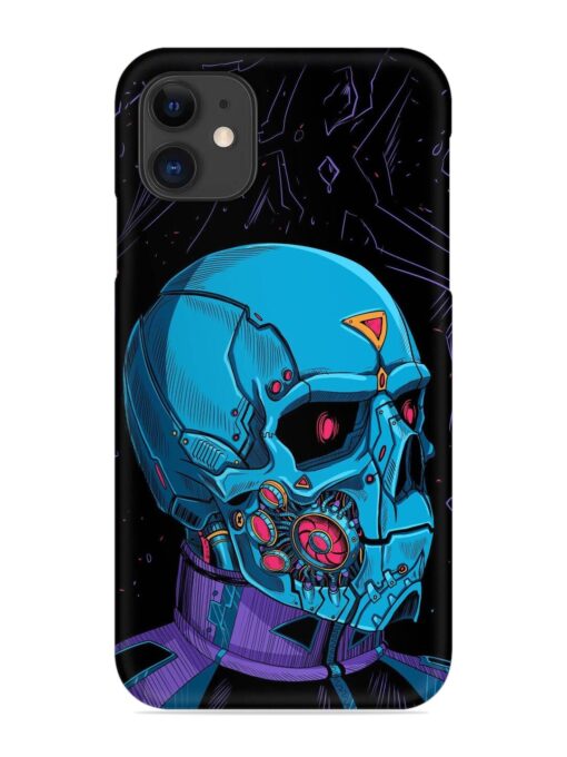 Skull Robo Vector Snap Case for Apple Iphone 12 Mini Zapvi