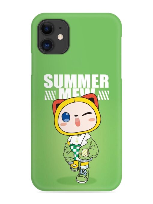 Summer Mew Snap Case for Apple Iphone 12 Mini Zapvi