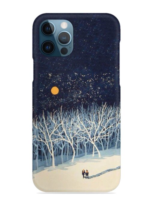 Full Moon Snowshoe Tour Snap Case for Apple Iphone 12 Pro Zapvi