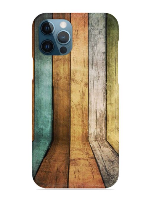 Wooden Realistic Art Snap Case for Apple Iphone 12 Pro Zapvi