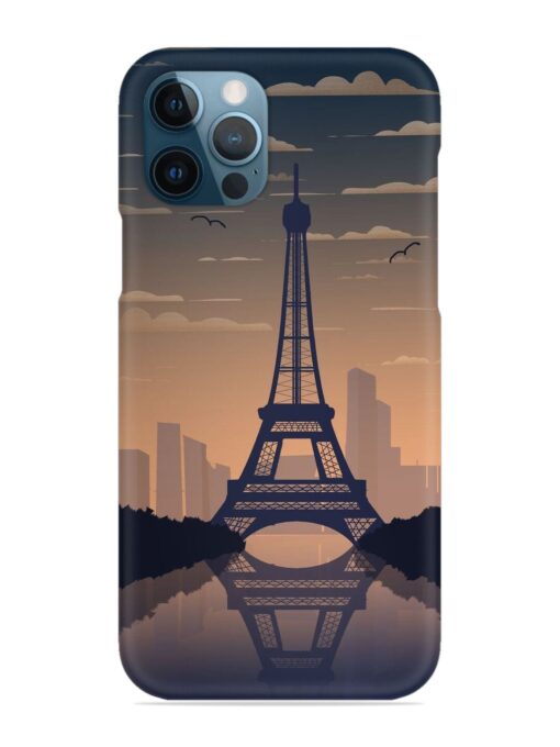 France Paris Eiffel Tower Gradient Snap Case for Apple Iphone 12 Pro Zapvi