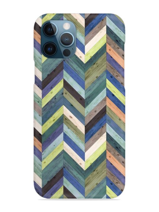 Chevron Random Color Snap Case for Apple Iphone 12 Pro Zapvi