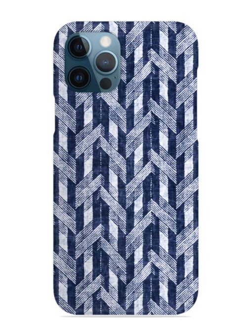 Abstract Herringbone Motif Snap Case for Apple Iphone 12 Pro Zapvi