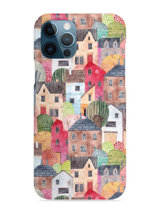 Abstract Seamless Pattern Snap Case for Apple Iphone 12 Pro Zapvi