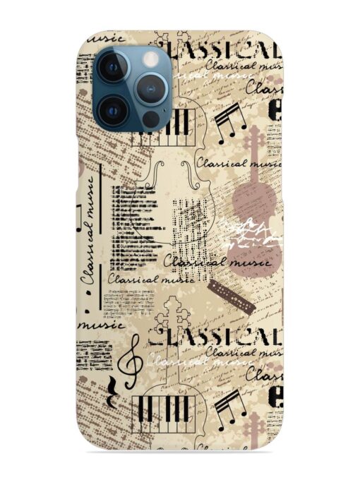 Classical Music Lpattern Snap Case for Apple Iphone 12 Pro Zapvi