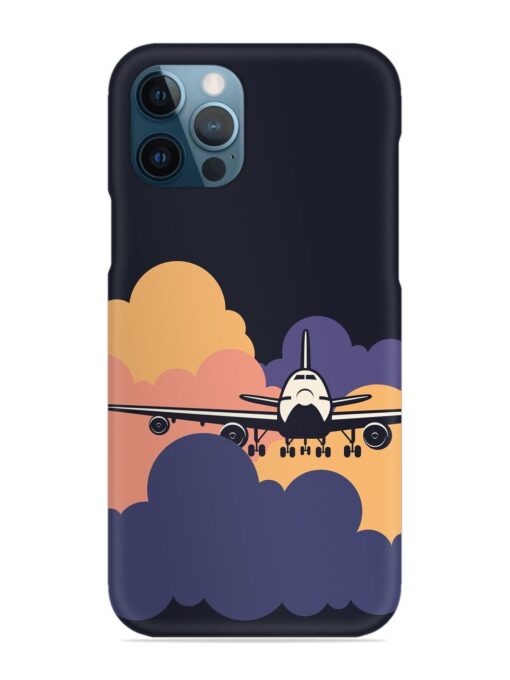 Aeroplane vector Snap Case for Apple Iphone 12 Pro Zapvi