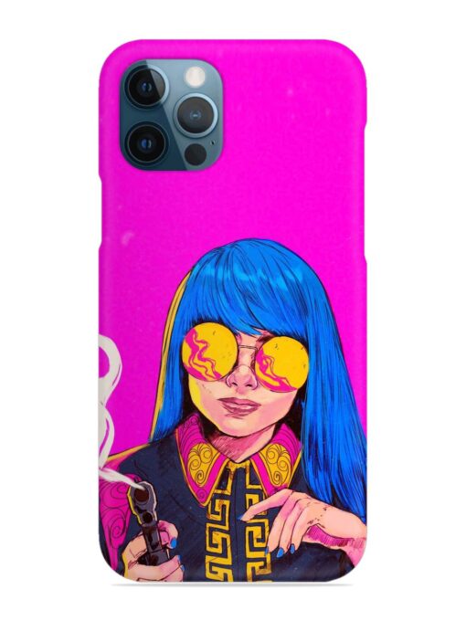 Aesthetic Anime Girl Snap Case for Apple Iphone 12 Pro Zapvi