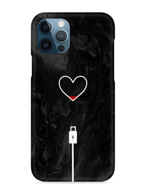 Heart Charging Vector Snap Case for Apple Iphone 12 Pro Zapvi