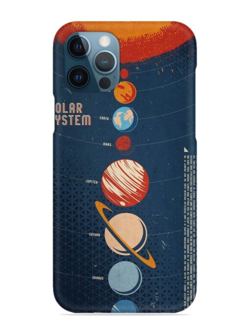 Solar System Vector Snap Case for Apple Iphone 12 Pro Zapvi