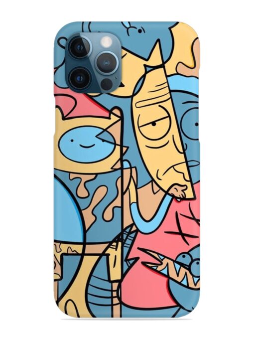 Silly Face Doodle Snap Case for Apple Iphone 12 Pro Zapvi