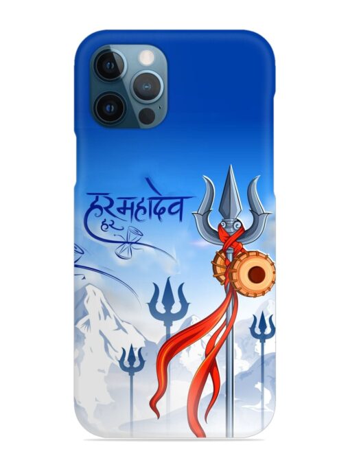 Har Har Mahadev Trishul Snap Case for Apple Iphone 12 Pro Max Zapvi