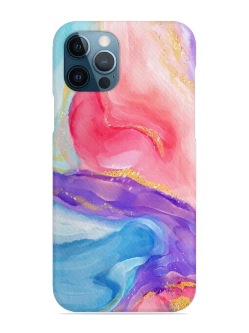 Watercolor Gradient Snap Case for Apple Iphone 12 Pro Max Zapvi