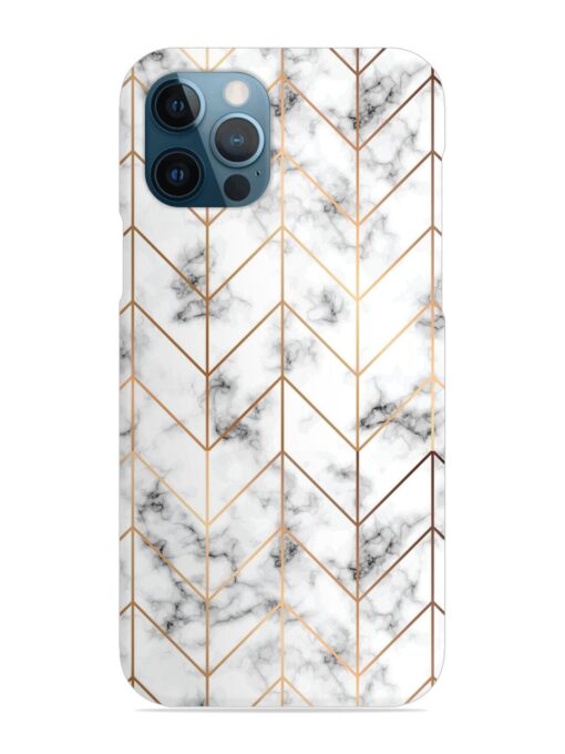 Vector Marble Texture Snap Case for Apple Iphone 12 Pro Max Zapvi