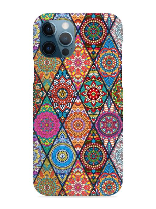 Seamless Tile Pattern Snap Case for Apple Iphone 12 Pro Max Zapvi