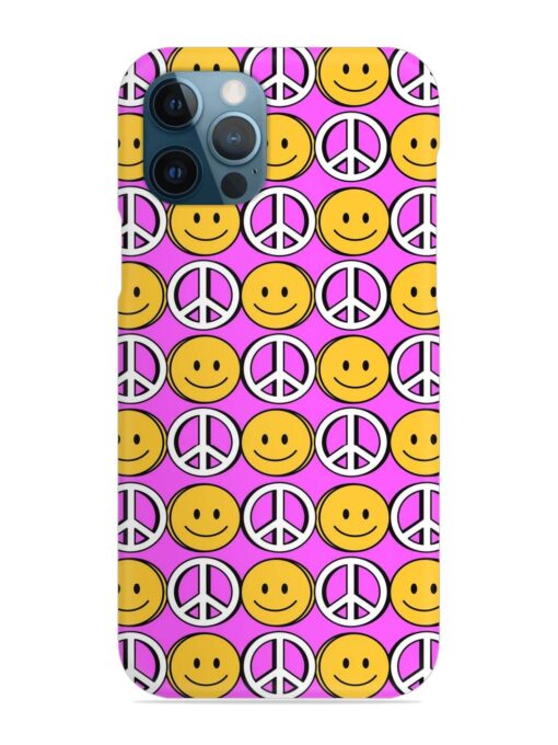 Smiley Face Peace Snap Case for Apple Iphone 12 Pro Max Zapvi