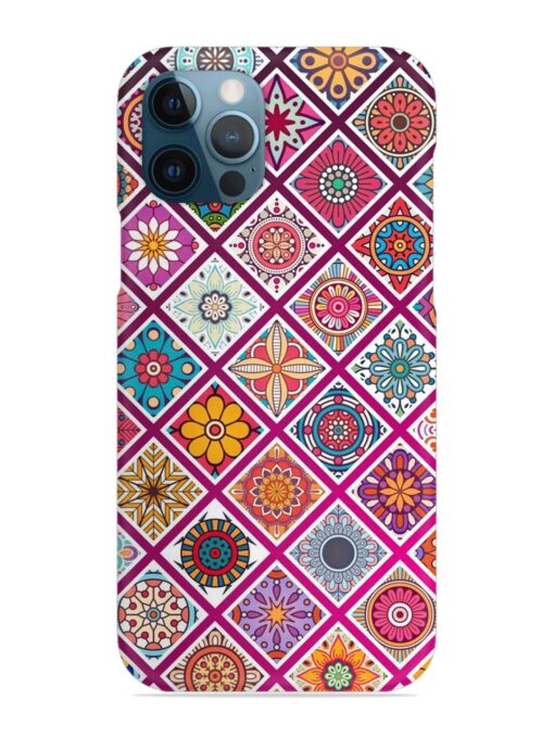 Seamless Tile Pattern Snap Case for Apple Iphone 12 Pro Max Zapvi