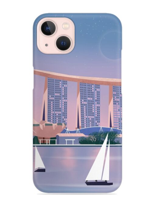 Singapore Scenery Architecture Snap Case for Apple Iphone 13 Zapvi