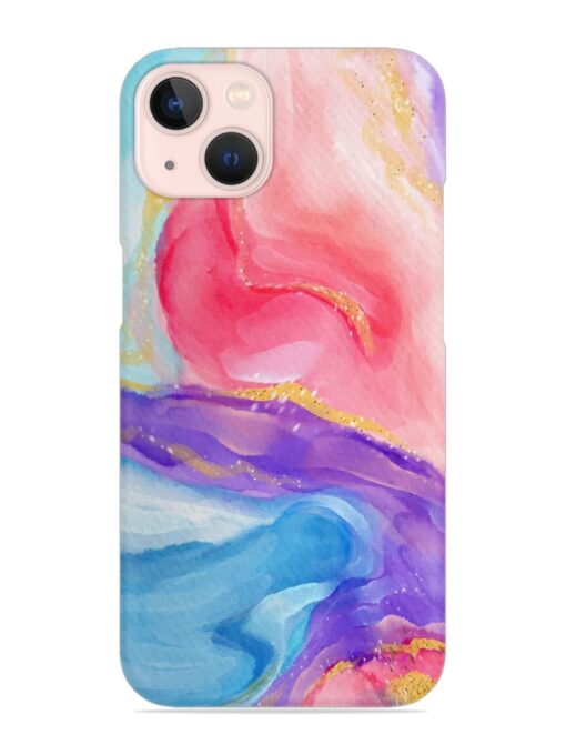 Watercolor Gradient Snap Case for Apple Iphone 13 Zapvi