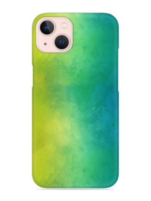 Yellow Green Gradient Snap Case for Apple Iphone 13 Zapvi