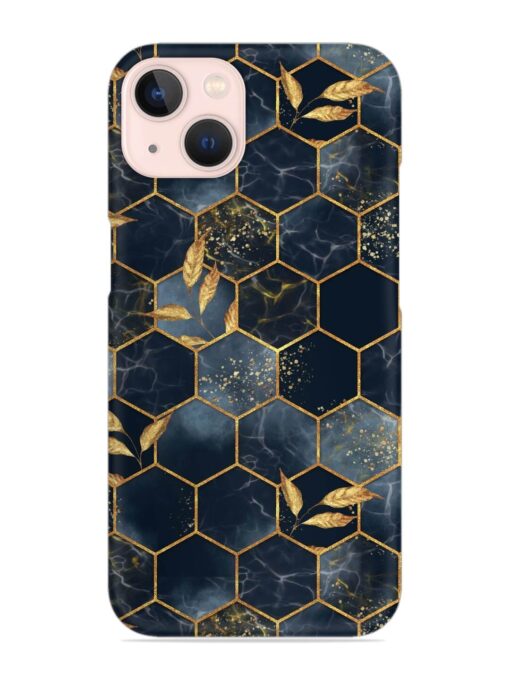 Marble Hexagon Seamless Snap Case for Apple Iphone 13 Zapvi