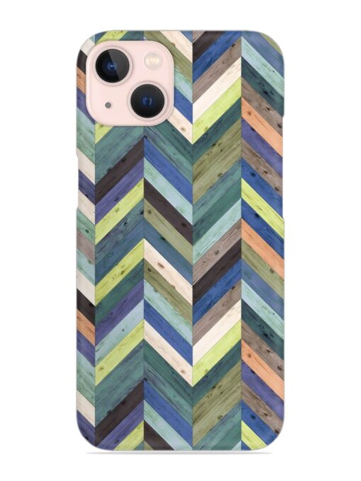 Chevron Random Color Snap Case for Apple Iphone 13 Zapvi