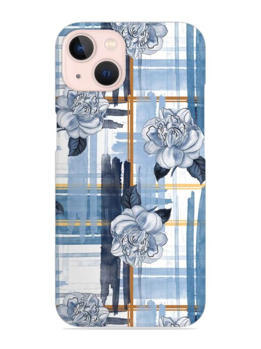 Watercolor Pattern Rose Snap Case for Apple Iphone 13 Zapvi